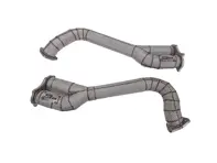 Over axle GPD delete exhaust pipe set. Porsche 718 GT4 / Spyder / GTS 4.0ltr - 982254351B, 982254351L, 982254351AA, 982254351P, 982254351R, 982254350B, 982254350L, 982254350AA, 982254350P, 982254350R - 9M718OPFPIPES