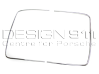Rear screen moulding, Chrome. Porsche 911 Coupe - 90154591120, 90154591220