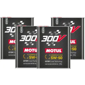 MOTUL 300V COMPETITION 5W-50 engine oil 8ltr - 110859