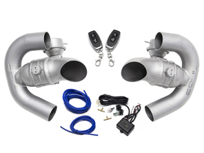 SOUL Exhaust muffler bypass conversion, Valved. Porsche 986 Boxster - POR.986.VMBC, 99611112106, 99611112107, 99611114105, 99611114202, 99611114211, 99611115101, 00004420009, 00004420010, 00004420011, 00004420012 - POR.986.VMBC
