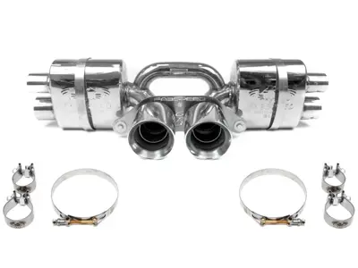 Mini MAXFLO Performance Mufflers. Porsche 997 GT3 / GT3RS - 99711112160, 99711102790, 99711102792 - FS.POR.997GT3.CMAX, FS.POR.997GT3.CMAXB, FS.POR.997GT3.CMAXP, FS.POR.997GT3.CMAXC