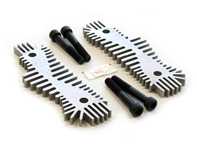 Caliper Cooler Kit Front for 996 Turbo or Carrera 4S with Larger 350 mm Rotors (not PCCB)