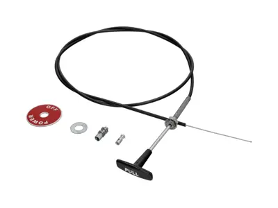 Rennline Remote Pull Cable Kit with T- Handle. Porsche 911/964/993 - EL21, EL61