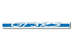 Decorative foil, side, in Riviera Blue for Porsche 996 GT3 RS - 99655933393, 99655933391, 99655933491, 99655933493