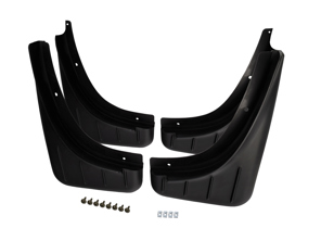 Mud flap kit front and rear. Porsche 95B Macan