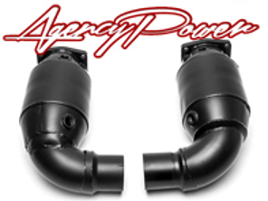 High flow cat race pipes. Porsche 991 Turbo - AP991TT176, AP-991TT-176