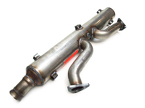 Exhaust Catalytic Converter Bischoff Flanges for Porsche 993 DesignTek - 99311321316, 99311321317, 99311321316/1, 99311321321 - BM91346