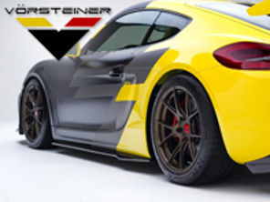 Vorsteiner V-CS Aero Side Skirts for Porsche 981 Cayman GT4 - 9702POV