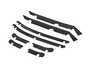 Rubber Seal Set. Porsche 911 TURBO 1977-79 - PCG50339422, 93050319700, 91150332500, 91150332600, 90150339422