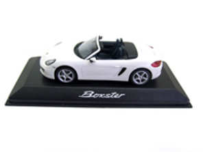 Porsche Boxster 981 1:43 Model car WHITE