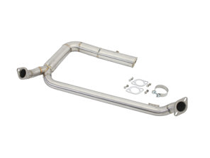 Exhaust sport downpipe with cat bypass for Porsche 718 Cayman / Boxster - 982254400H, 982254400HX, 982254400AB, 982254400BX, 982254400G, 982254400GX, 98225440AA, 982254400AX, 982254400K, 982254400L, 982254400AF
