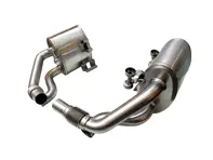 Secondary Sports Exhaust Boxes DesignTek for Porsche 991.1 - 126343-01, 99111132101, 99111132103, 99111132501, 99111132503, 99111132502, 99111132201, 99111132203, 99111132601, 99111132603, 99111132602
