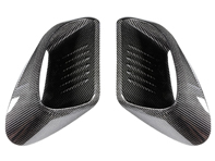 TechArt carbon fibre rear wing air inlets. Porsche 991 turbo / GT3 RS - 091.121.482.009M, 091.121.482.009G, 99150437100E10, 99150437200E10