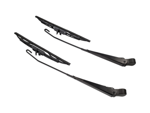 Wiper arm SET OF 2, BLACK. Porsche 911/912 67-73 - 90162801415, 90162801400, 90162801500 - 1698301110