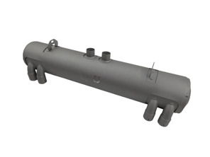 DAMAGED Exhaust Muffler / Silencer Rear Box. Porsche 356 B/C  / 912 - 92.301, 92301, 1620600400, 61611101605 - 92.301, 1620600400
