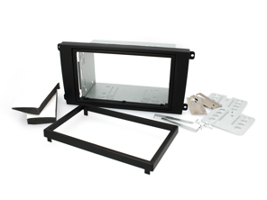 Double din fascia plate (Black). Porsche 955/957 Cayenne 2002-10 - CT23PO01