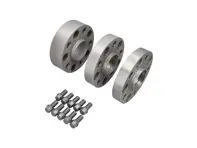 Wheel spacers H&R DRA TRAK+ System in silver PCD5x130 for Porsches