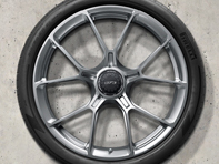 20'/21' 992 (911) GT3 alloy wheel set in Brilliant Chrome Metallic Original Porsche - 992044680CC