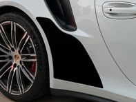 MagnaFin Magnetic Stone Guards. Porsche 991 Turbo / Turbo S 2014-19 - 99150483501, 99150483601, 99150483506, 99150483606 - MF991WB CF HE, MF991WB DB HE