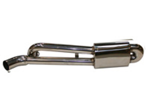 Exhaust Muffler / Silencer Rear box. Porsche 1975-83 - 1620609200, 92.602S, 92602S, 30711191100