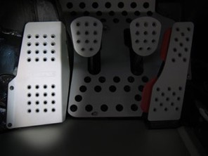 Rennline Aluminium Dead Pedal Perforated. Porsche 914 - P12