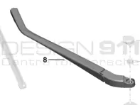Wiper Arm Rear Porsche 991 (911) 2012>> - 99162818100