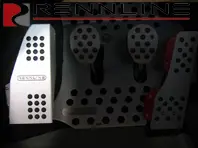 Rennline Dead Pedal Rubber Grip. Porsche 911/912/930 Targa/Cabrio and 964/993/944/924/968 - P53, P53