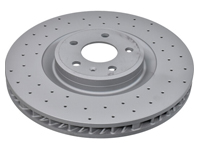 Brake disc rotor SPORT COAT Z, Front. Porsche Macan 3.0L Petrol / 3.0L Diesel - 460.1552.52, 95B615301F, 95B615302, 95B615302F, 95B615302H, 95B615301H, 95B615302T, 95B615301T, 09D93611, 09D93711, 460.1553.52, 95B615301 - 460.1552.52, 460.1553.52