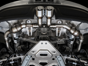 AWE Touring edition exhaust system with Silver tips for Porsche 718 Boxster / Cayman - 3015-32080, 3015