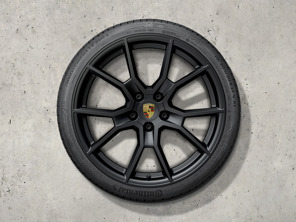 21-inch RS Spyder Design winter wheel-and-tyre set, painted in Black (satin-gloss). Porsche Taycan (MK2) 2024>> - 9J1073603NN - 9J1073603NN
