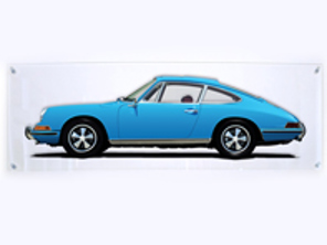 PORSCHE 911 S. Transparent Plexiglass Panel