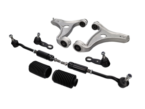 Suspension wishbone arms, ball joints & tie rods kit front. Porsche 993 1989-94 (NEW) Part No. 99334101702 / 99334101802 - 99334104902, 99334104906, 99334104907, 99334101700, 99334101801, 99334101702, 99334101802, 99334141501, 993.341.415.01, 993 341 415 01, 993.341.017.02, 993 341 017 02, 99334141500, 993.341.415.00, 993 341 415 00, 993.341.017.00, 993 341 017 00, 99334703105, PCG419831C