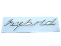 HYBRID - Chrome wing badge for Porsche 958 Cayenne MKIII - 958559499000C1, 95855949900, 958559500000C1, 95855950000