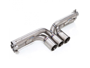 Sports exhaust titanium rear straight pipe Porsche 997 GT3 and GT3 RS