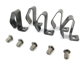 Hubcap Clamping Spring Set. Porsche 356 - PCG68119, 35668119, N0134071 - PCG 68 119