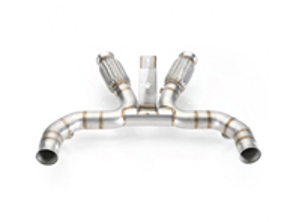 Sports exhaust rear silencer straight pipe Porsche Carerra GT