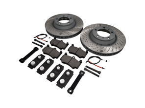 Brake Disc and pads Upgrade to 350mm for 996TT / C4S Front axle
