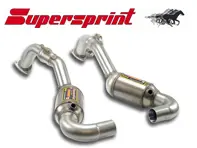 Exhaust Catalytic Converter Pipes. Porsche Boxster 987 / Cayman 987C 2009>> Supersprint - 246402