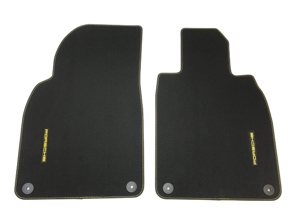 Black Floor Mats - Set of 2 With Contrast Stitching. Porsche 981/718 Boxster & Cayman / 991 Carrera & Turbo - Right-Hand Drive (RHD) - 98155161305, 98155161305SMD, 98155161307SMD, 98155161309SMD, 98155161305SME, 98155161307SME, 98155161309SME, 98155161307, 98155161307TCE, 98155161309TCE, 98155161307TCF, 98155161309TCF, 98155161307TCG, 98155161309TCG, 98155161309, 98155161309QUS, 98155161309RCU