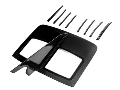 EVO-X See-Through Shark Fin and Roof Fin Kit. Porsche 992 GT3 / GT3 RS - 9GT819443OK1, 9GT819444OK1 - SREXSTSFCK