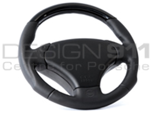 Steering Wheel Rivage - Leather / Black - RAID - 710413