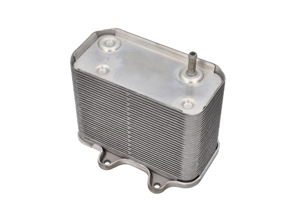 Radiator oil cooler on engine. Porsche 997 3.8L - 99710702500, 99710702502 - 8MO376729621