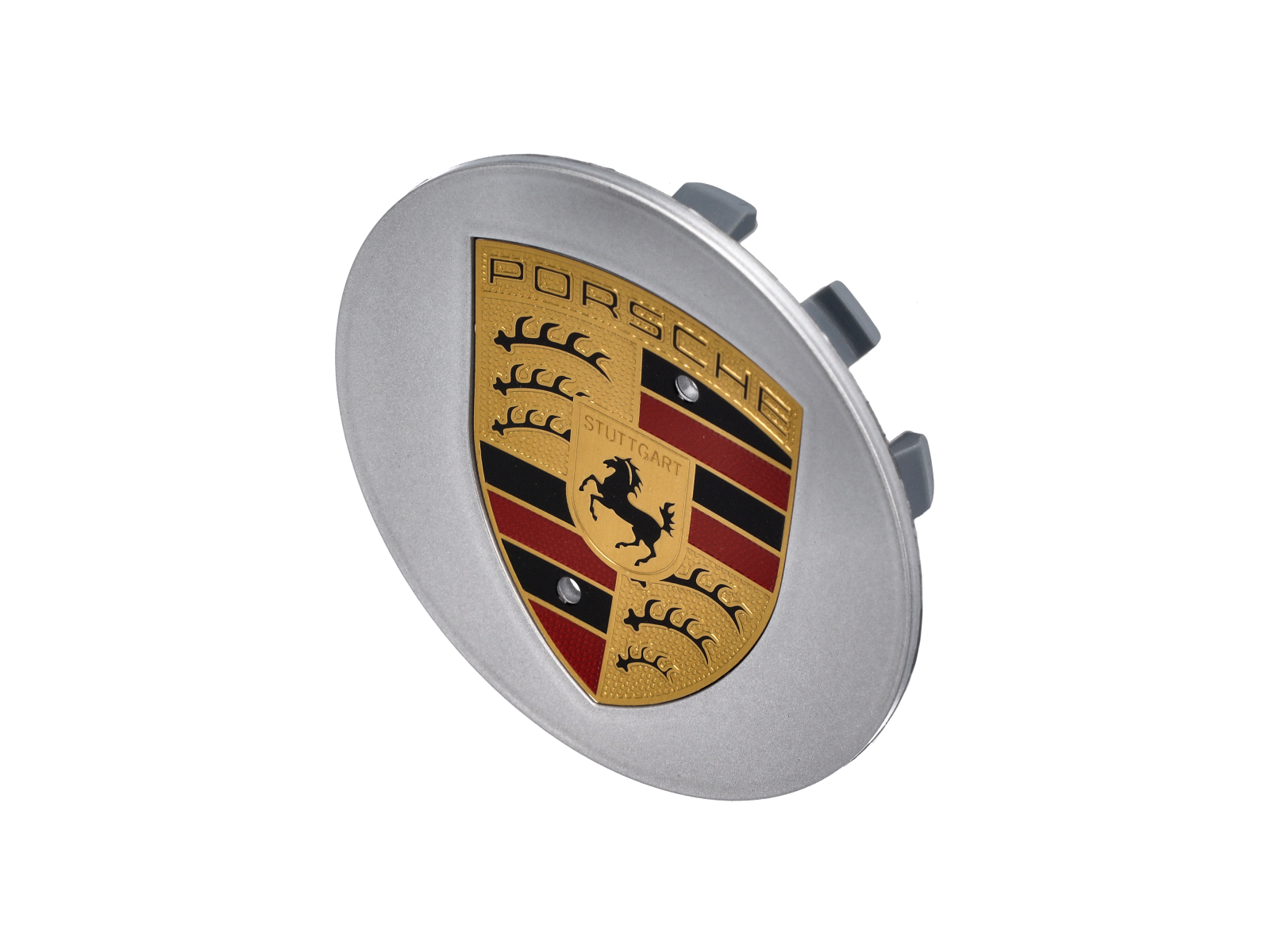 Wheel Cap Silver Concaved with Large Crest for Porsche  