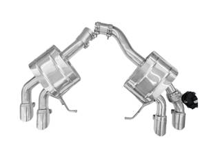 Sports exhaust rear silencer Porsche 95B.2 Macan S 2019-2020 - 95B253611PY, 95B253612JY - TSPOMACU19.003.A