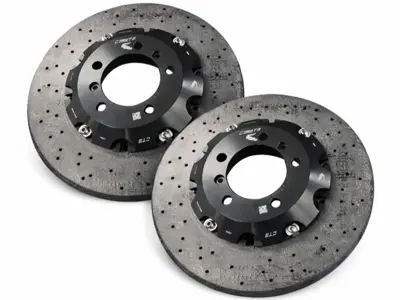 DesignTek Carbon Ceramic Rear Brake Discs, 350x28mm. Porsche 996 - 99635240104, 99635240502, 99135203101, 99635240602 - CRK34006