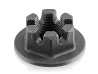 Rear wheel hub castle nut. Porsche 356 - 64433227100