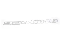 924 - Silver Sticker Badge Porsche 924 1976-85 - 477853627C, 477853627