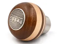 Walnut and maple wood gearshift knob. Porsche 914 - 90142401400