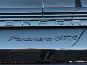 'PANAMERA GTS' Rear Badge, Primed. Porsche 971 Panamera 2017>> - 971044880A, 971044880AG2X