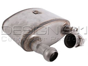 Exhaust Muffler / Silencer Sports. Porsche 993 RS - 99311104613, 99311104514